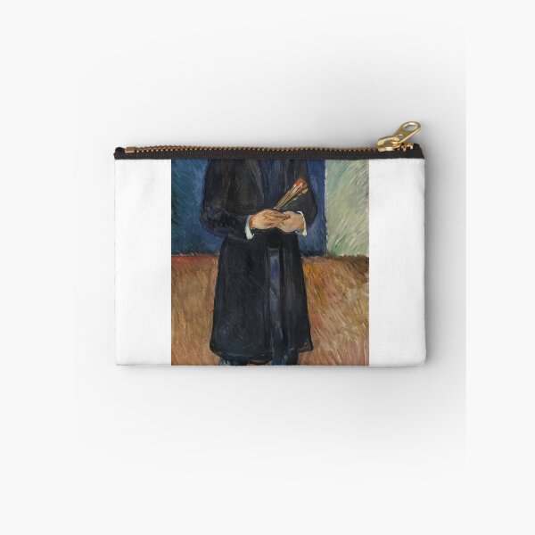 Item preview, Self-Portrait with Brushes – Edvard Munch Expressionist Psychological Self-Portrait (1903–1905) designed and sold by Art Outlaws.