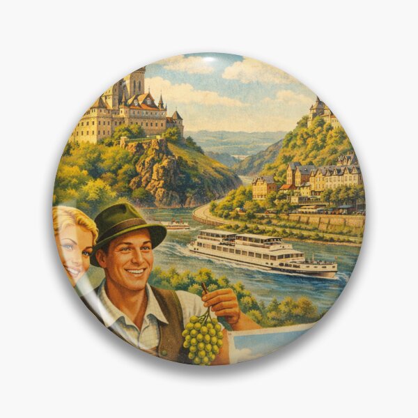 Item preview, Holidays in Rhineland-Palatinate, vintage advertising designed and sold by Mauswohn.