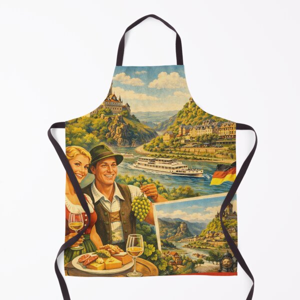 Item preview, Holidays in Rhineland-Palatinate, vintage advertising designed and sold by Mauswohn.