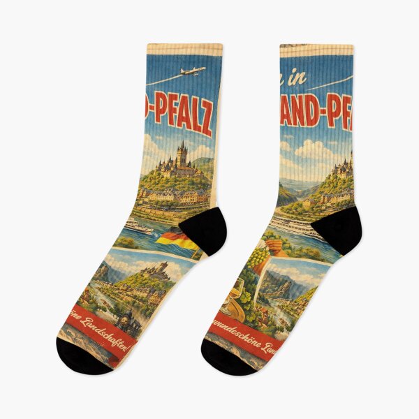 Item preview, Holidays in Rhineland-Palatinate, vintage advertising designed and sold by Mauswohn.