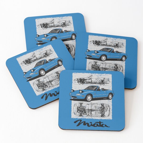 Item preview, Drawing of a Japanese roadster with a B-print designed and sold by designjaag.