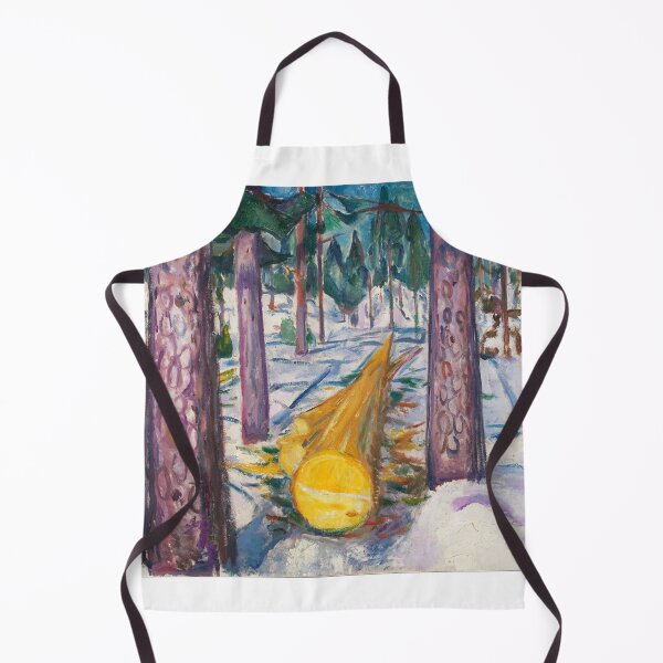 Item preview, The Yellow Log – Edvard Munch Expressionist Forest Landscape Painting (1895–1896) designed and sold by Art Outlaws.