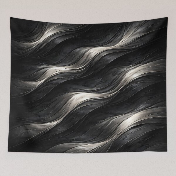 Item preview, Silver Shadow Stone Pattern designed and sold by LuxeFusionArt.