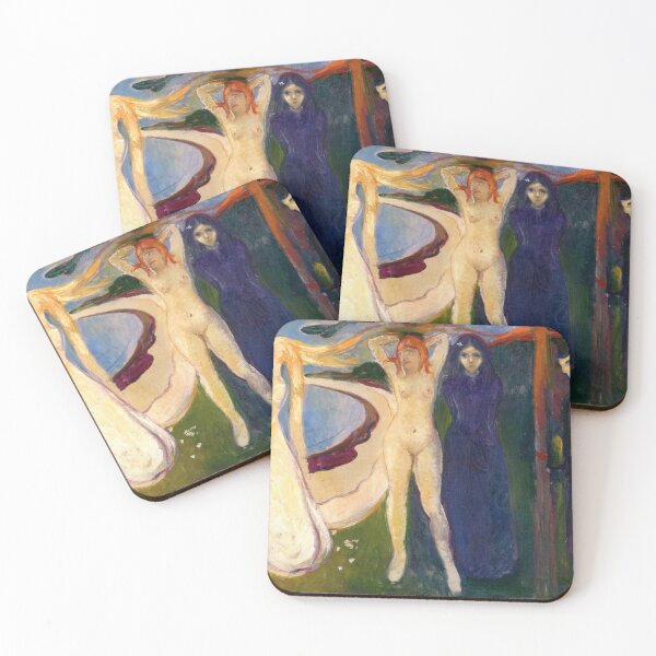Item preview, Woman – Edvard Munch Expressionist Psychological Portrait (1890s) designed and sold by Art Outlaws.