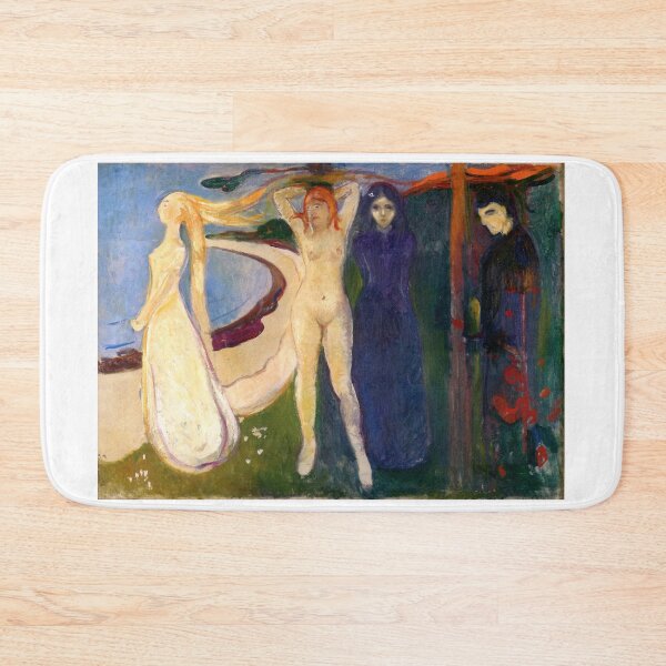 Item preview, Woman – Edvard Munch Expressionist Psychological Portrait (1890s) designed and sold by Art Outlaws.