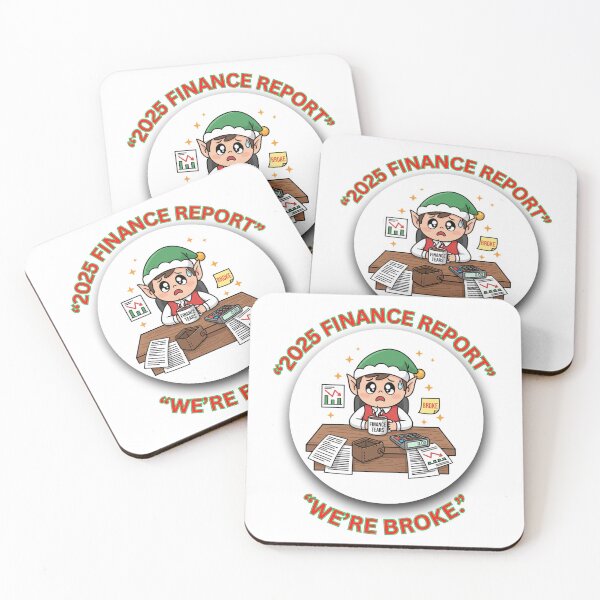 Item preview, 2025 Finance Report — We’re Broke Funny Christmas Office Finance Humor designed and sold by MskynextDigitalstudio.