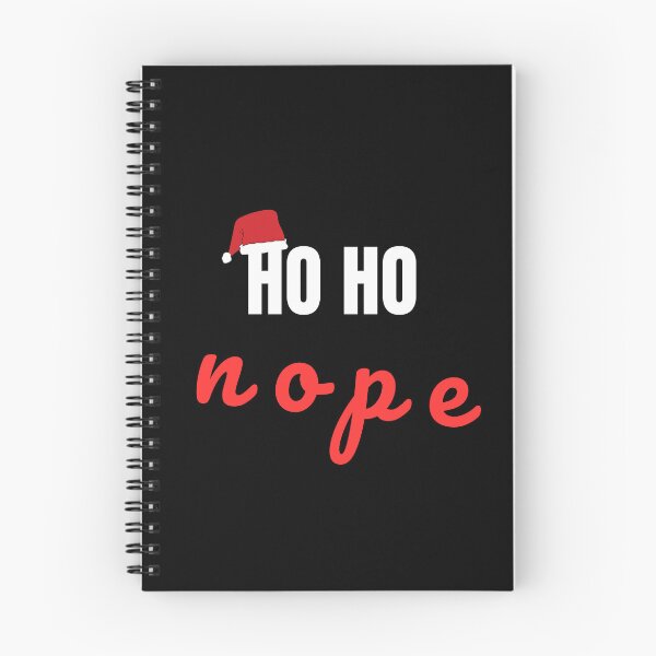 Item preview, Funny Christmas Ho Ho Nope – Sarcastic Holiday Spirit designed and sold by Zensity.