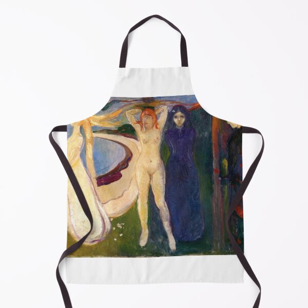 Item preview, Ashes – Edvard Munch Expressionist Painting of Love, Loss, and Psychological Turmoil (1894–1895) designed and sold by Art Outlaws.