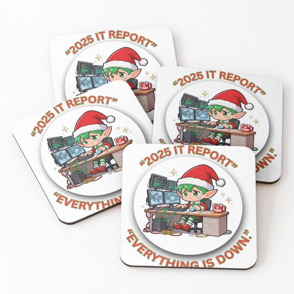 Item preview, 2025 IT Report — Everything Is Down | Funny Christmas Tech Support Gift designed and sold by MskynextDigitalstudio.
