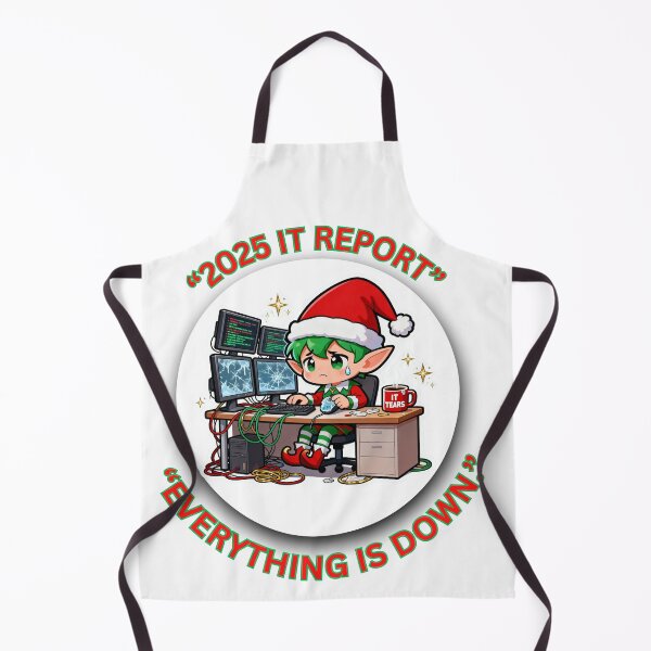 Item preview, 2025 IT Report — Everything Is Down | Funny Christmas Tech Support Gift designed and sold by MskynextDigitalstudio.