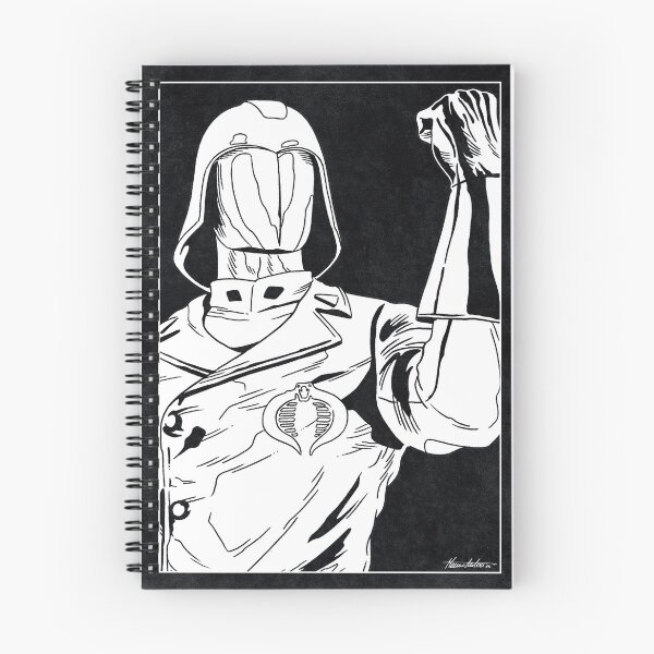 Item preview, COBRA COMMANDER - G.I. Joe: A Real American Hero (Black and White) designed and sold by FamousWeirdosRB.