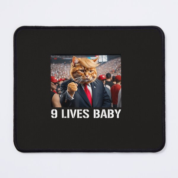 Item preview, Trump Cat 9 Lives Baby - Funny Political Mascot Art designed and sold by waebox.