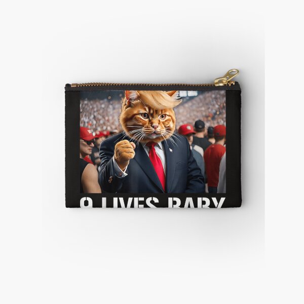 Item preview, Trump Cat 9 Lives Baby - Funny Political Mascot Art designed and sold by waebox.
