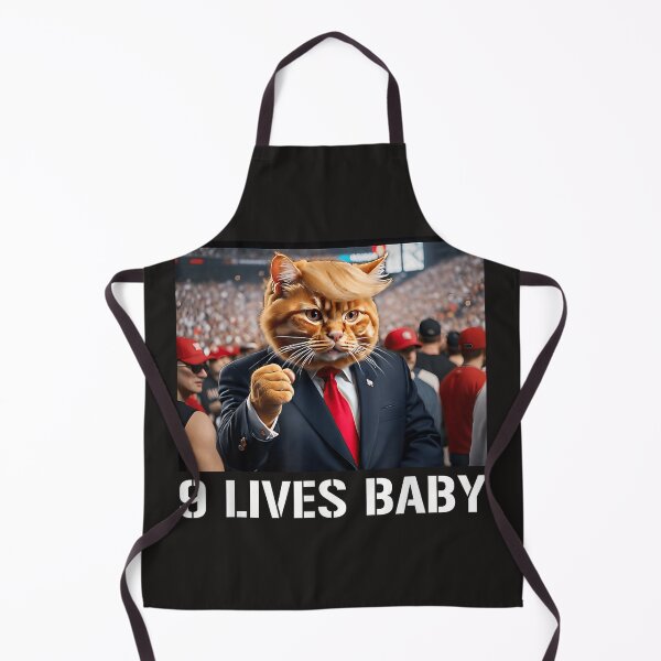 Item preview, Trump Cat 9 Lives Baby - Funny Political Mascot Art designed and sold by waebox.