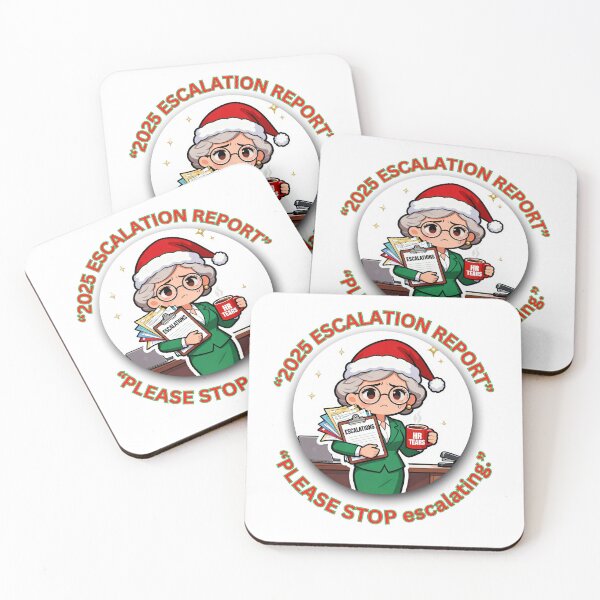 Item preview, 2025 Escalation Report — Please Stop Escalating | Funny HR Office Christmas Gift designed and sold by MskynextDigitalstudio.