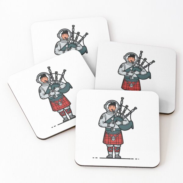 Item preview, Bagpiper on the Moon designed and sold by SunkenCost.