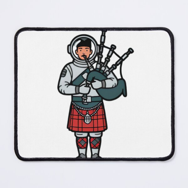 Item preview, Bagpiper on the Moon designed and sold by SunkenCost.