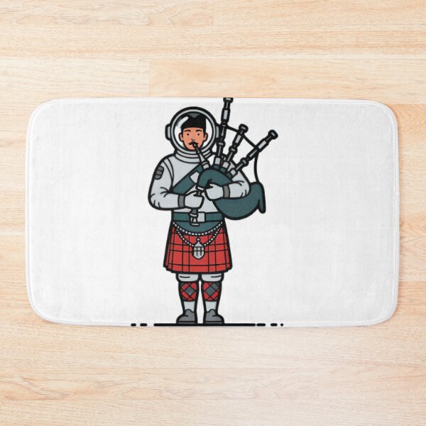 Item preview, Bagpiper on the Moon designed and sold by SunkenCost.