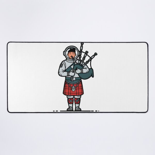 Item preview, Bagpiper on the Moon designed and sold by SunkenCost.
