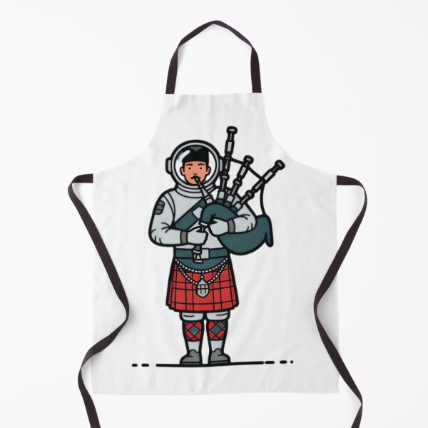 Item preview, Bagpiper on the Moon designed and sold by SunkenCost.