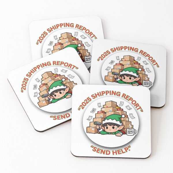 Item preview, 2025 Shipping Report — Send Help | Funny Christmas Warehouse & Logistics Gift designed and sold by MskynextDigitalstudio.