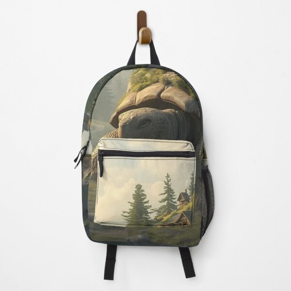 Item preview, Mythical Mountain Turtle Carrying a Village designed and sold by Wonderful Designs.