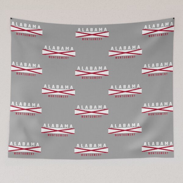 Item preview, Alabama State Flag - Montgomery City Pride Heritage Design designed and sold by mashmosh.