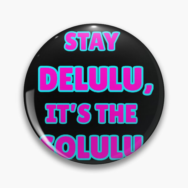 Item preview, Stay Delulu It's The Solulu – Aesthetic Retro Manifestation Quote designed and sold by Zensity.