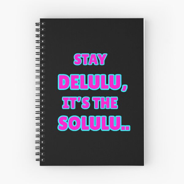 Item preview, Stay Delulu It's The Solulu – Aesthetic Retro Manifestation Quote designed and sold by Zensity.