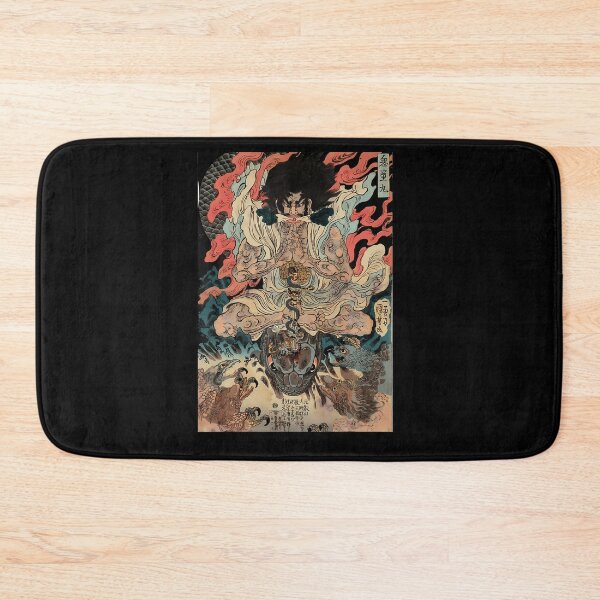 Item preview, Japanese Vintage Tengu Defeat Snake designed and sold by jaharsenist.