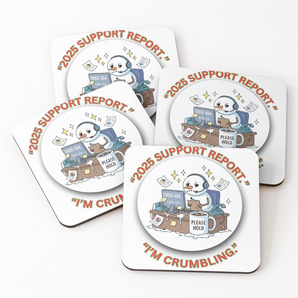 Item preview, 2025 Support Report — I’m Crumbling | Funny Customer Support Christmas Shirt designed and sold by MskynextDigitalstudio.