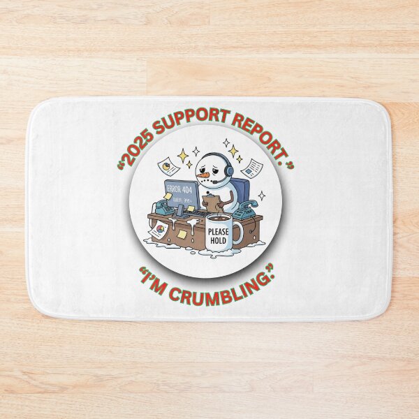 Item preview, 2025 Support Report — I’m Crumbling | Funny Customer Support Christmas Shirt designed and sold by MskynextDigitalstudio.