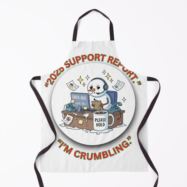 Item preview, 2025 Support Report — I’m Crumbling | Funny Customer Support Christmas Shirt designed and sold by MskynextDigitalstudio.