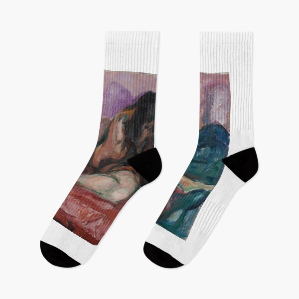 Item preview, Weeping Nude – Edvard Munch Expressionist Symbolist Painting of Sorrow and Emotional Vulnerability (1893–1895) designed and sold by Art Outlaws.
