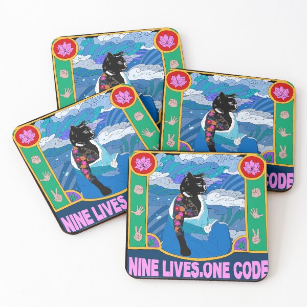 Item preview, Tattooed Black Cat designed and sold by Manhole Delivery.