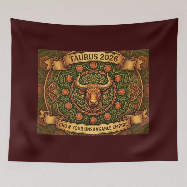 Item preview, Taurus 2026 Bull Mandala Art – Earth Sign Power & Growth designed and sold by MskynextDigitalstudio.