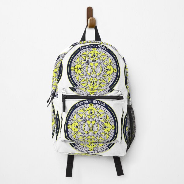 Item preview, Gemini 2026 Tech Mandala – Speak, Adapt, Evolve Zodiac Design designed and sold by MskynextDigitalstudio.