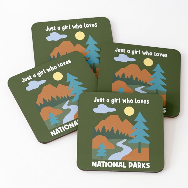 Artikelvorschau, Einfach ein Mädchen, das Nationalparks liebt entworfen und verkauft von Colorfulman.