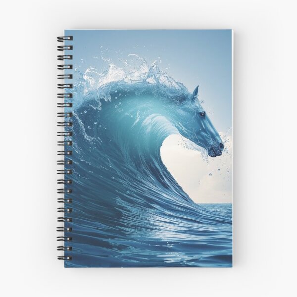 Item preview, Sculpted Ocean Wave Galloping Horse designed and sold by Wonderful Designs.