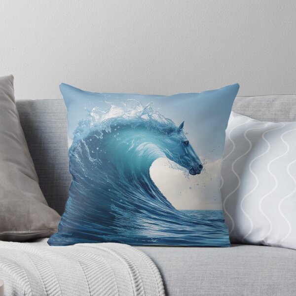 Item preview, Sculpted Ocean Wave Galloping Horse designed and sold by Wonderful Designs.