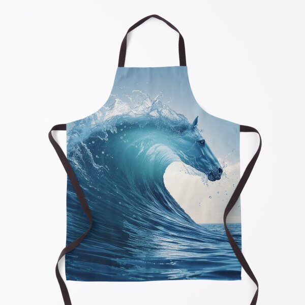 Item preview, Sculpted Ocean Wave Galloping Horse designed and sold by Wonderful Designs.