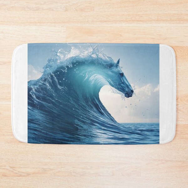 Item preview, Sculpted Ocean Wave Galloping Horse designed and sold by Wonderful Designs.