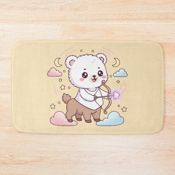 Item preview, Kawaii Cosmic Zodiac SAGITTARIUS: The Playful Archer Bear designed and sold by SebastianSpace.
