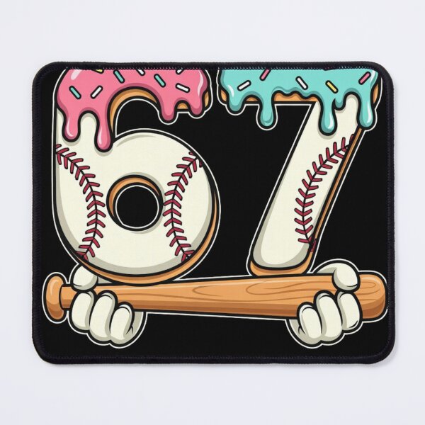 Item preview, Dripping 67 Baseball Graphic – Bold Sports Meme for Fans, Players, and Trend Lovers designed and sold by GrumpySableye.