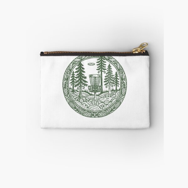 Item preview, Forest Disc Golf Basket Flying Disc Course Scene designed and sold by LuminOrb.