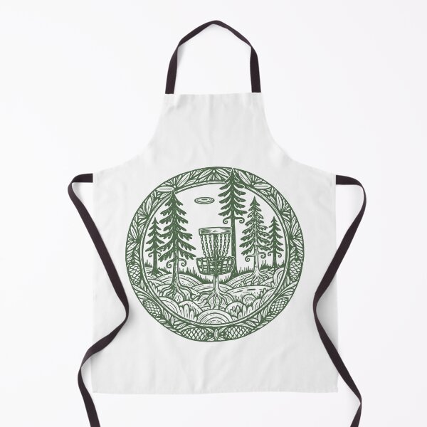 Item preview, Forest Disc Golf Basket Flying Disc Course Scene designed and sold by LuminOrb.