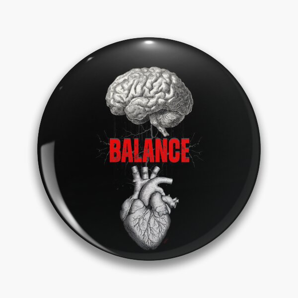 Item preview, Finding Perfect Balance: Heart and Brain Anatomy designed and sold by EchoPrint Co..
