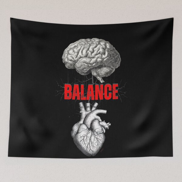 Item preview, Finding Perfect Balance: Heart and Brain Anatomy designed and sold by EchoPrint Co..