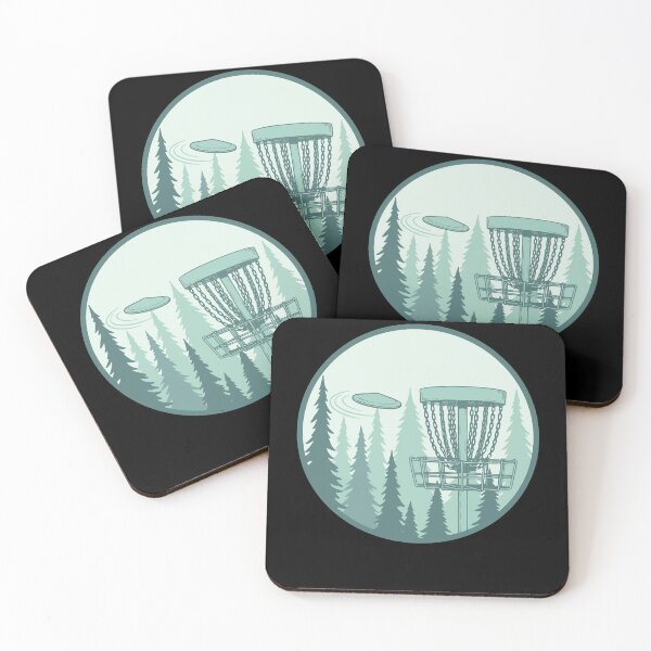 Item preview, Disc Golf Forest Scene Flying Disc Basket designed and sold by LuminOrb.