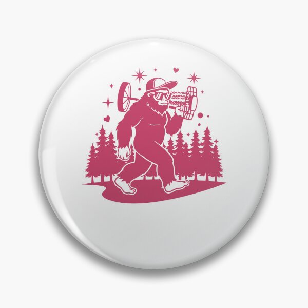 Item preview, Disc Golf Sasquatch Funny Disc Golfer Forest designed and sold by LuminOrb.
